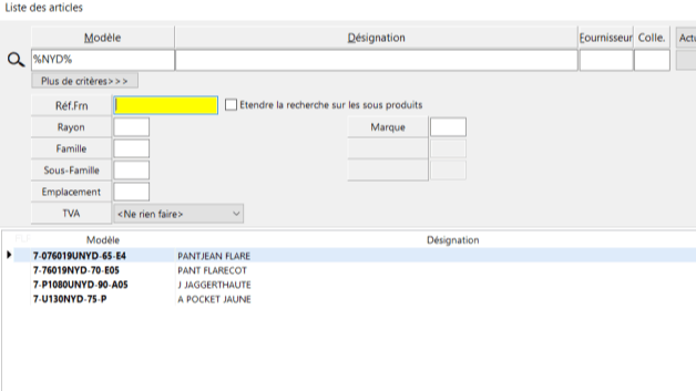 firstmag point de vente - articles