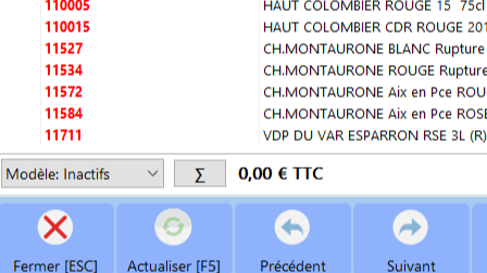 firstmag point de vente - articles liste